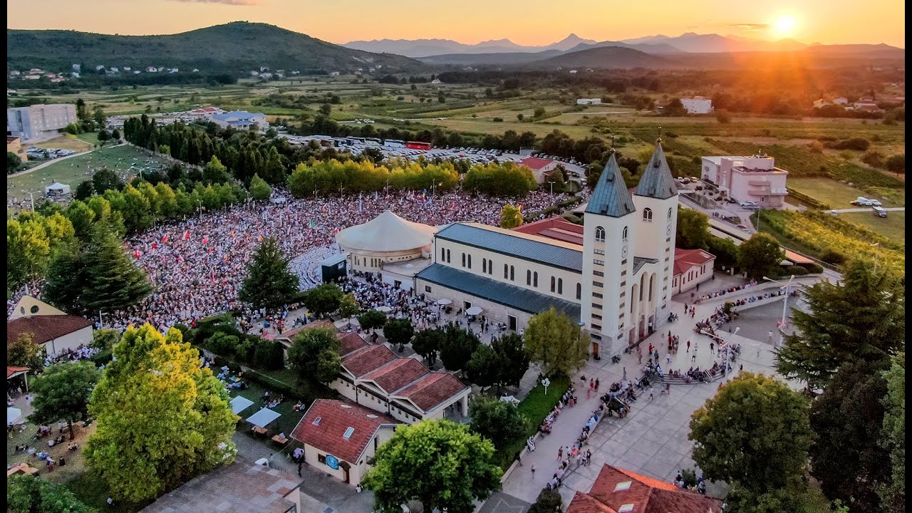 Medjugorje sunset